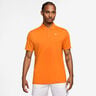 Dri-Fit Victory Court Solid Polo Herrer - orange, hvid