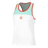 Wild Racerback Tanktop Damer-Hvid,Turkis