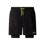 The North Face Tøj The North Face Sunriser 2in1 6in Løbeshorts Herrer-Sort,Neongrøn