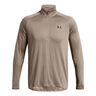 Tech 2.0 Half-Zip Shirt, lang&aelig;rmet Herrer - brun, 