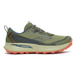 Saucony Løbesko Saucony Peregrine 15 GTX Trailsko Damer-Brun,Grå