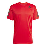 adidas Tennist&oslash;j adidas Club 3Stripes T-shirt Herrer-r&oslash;d