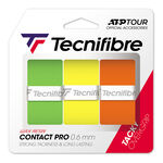 Tecnifibre Overgrips Tecnifibre Contact Pro Farbmix 3er Pakke Med 3-Flerfarvet