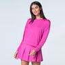Linen Nouveau Hype Shirt, langærmet Damer - pink, 