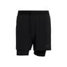 D4T 2in1 Shorts Herrer-sort