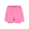 Rematch 2in1 Shorts Damer - pink, hvid