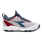 Diadora Tennissko Diadora  Speed Blushield Fly 4 + Grusbanesko Herrer-hvid,petrol