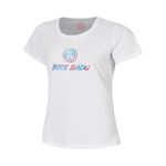 BIDI BADU Tennist&oslash;j BIDI BADU Logo Chill T-shirt B&oslash;rn-hvid