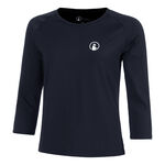 Quiet Please Tøj Quiet Please Mixed Shirt,Langærmet Damer-Mørkeblå