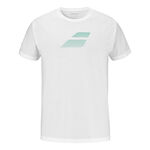 Babolat Tøj Babolat Exercise Big Flag T-shirt Herrer-Hvid