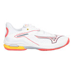 Mizuno Tennissko Mizuno Wave Exceed Tour 6 Allcourt-sko Damer-Hvid,Koral