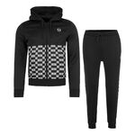 Sergio Tacchini Tøj Sergio Tacchini Mosaico Hoody Træningsdragt Herrer-Sort,Hvid