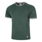 Wilson Tøj Wilson Court Performance Crew T-shirt Herrer-Mørkegrøn