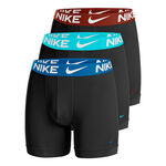 Nike T&oslash;j Nike Essential Micro Boksershorts Pakke med 3 Herrer - gr&oslash;n, bl&aring;