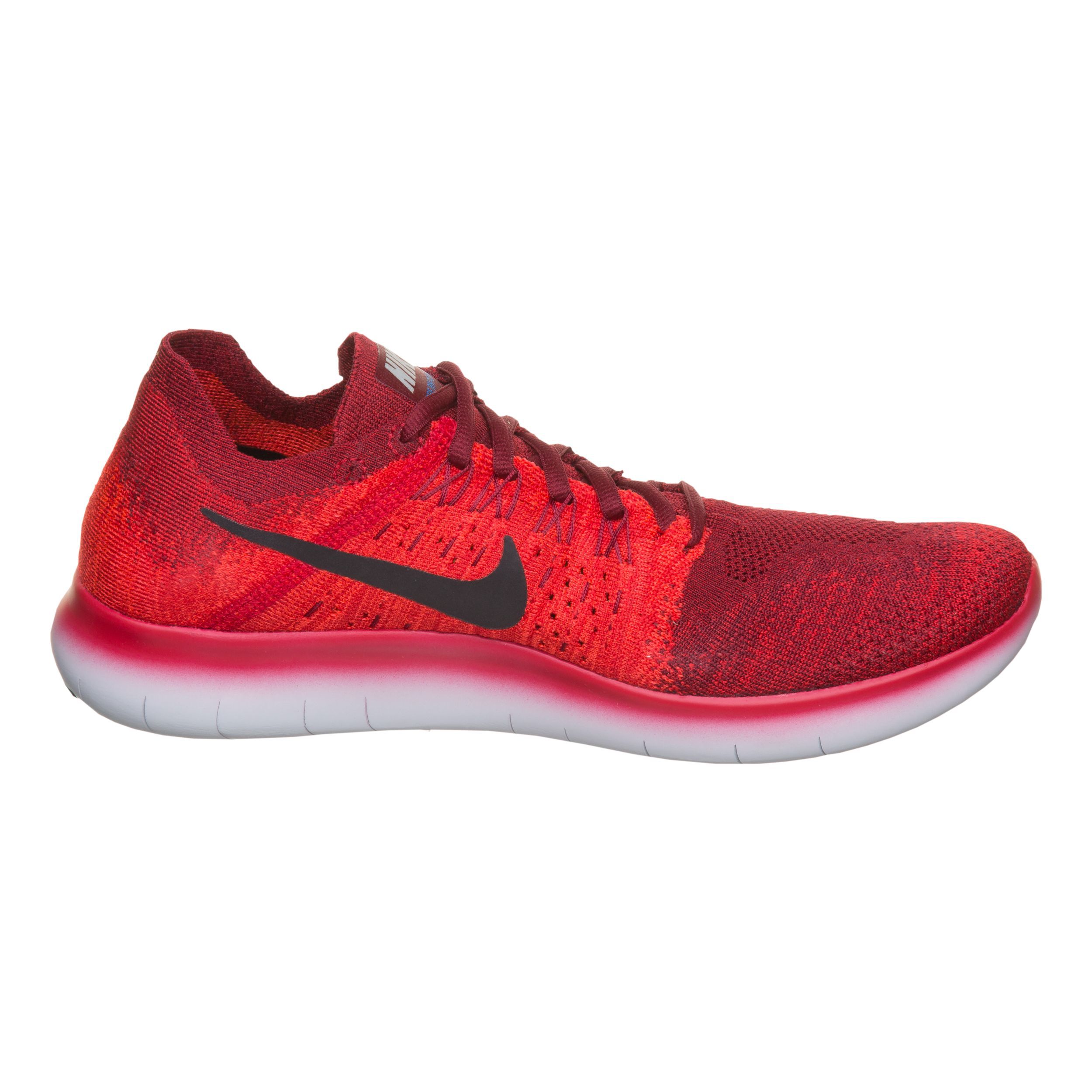 Buy Nike Free Run Flyknit 2017 Fitnesssko Herrer Rod Hvid online Tennis Point DK
