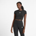 New Balance Tøj New Balance Harmony Fitted T-shirt Damer-Sort