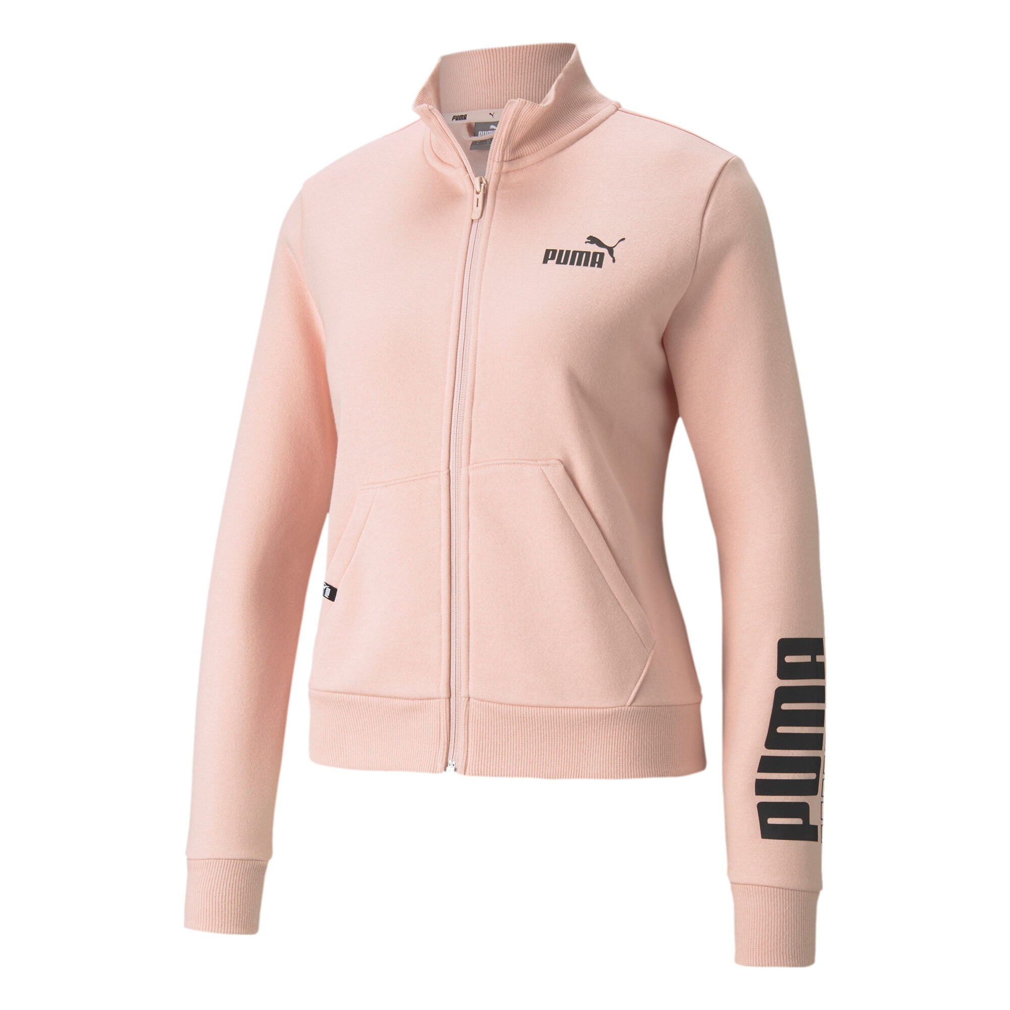 Puma Logo Træningsjakke Damer - Rosa, Sort køb online | Tennis-Point