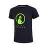 Wild Advantage Logo T-shirt Drenge-Mørkeblå,Neongrøn