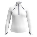 Original Penguin Tøj Original Penguin Solid Sun Protection Træningsjakke Damer-Hvid