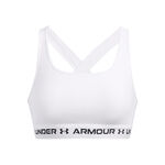 Under Armour Tøj Under Armour Crossback Mid Sports-BH Damer - hvid, sort