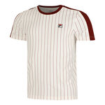 Fila Tøj Fila Stripes Jascha 2 T-shirt Herrer-Hvid,Mørkerød