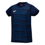 Yonex Tøj Yonex Crew Neck T-shirt Damer-Mørkeblå