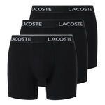 Lacoste Boksershorts Lacoste Boxershorts Courts long 3er Pack Boksershorts Herrer-sort, hvid