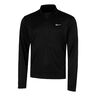 Pacer Half-Zip Løbetrøje Herrer - sort, 