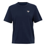Tecnifibre T&oslash;j Tecnifibre Graphic T-shirt Damer-m&oslash;rkebl&aring;