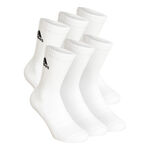 adidas Tøj adidas Crew Sportswear Ankle Sportssokker Pakke Med 6-Hvid,Sort