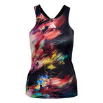 adidas T&oslash;j adidas Melbourne Y-Tanktop Damer-Sort,Flerfarvet