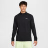 Stride Half-Zip Løbetrøje Herrer - sort, sølv