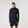 Borg Midlayer Half Zip Sweatshirt Herrer-Sort