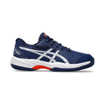ASICS Tennissko ASICS Gel-Game GS Grusbanesko Børn - mørkeblå, sølv