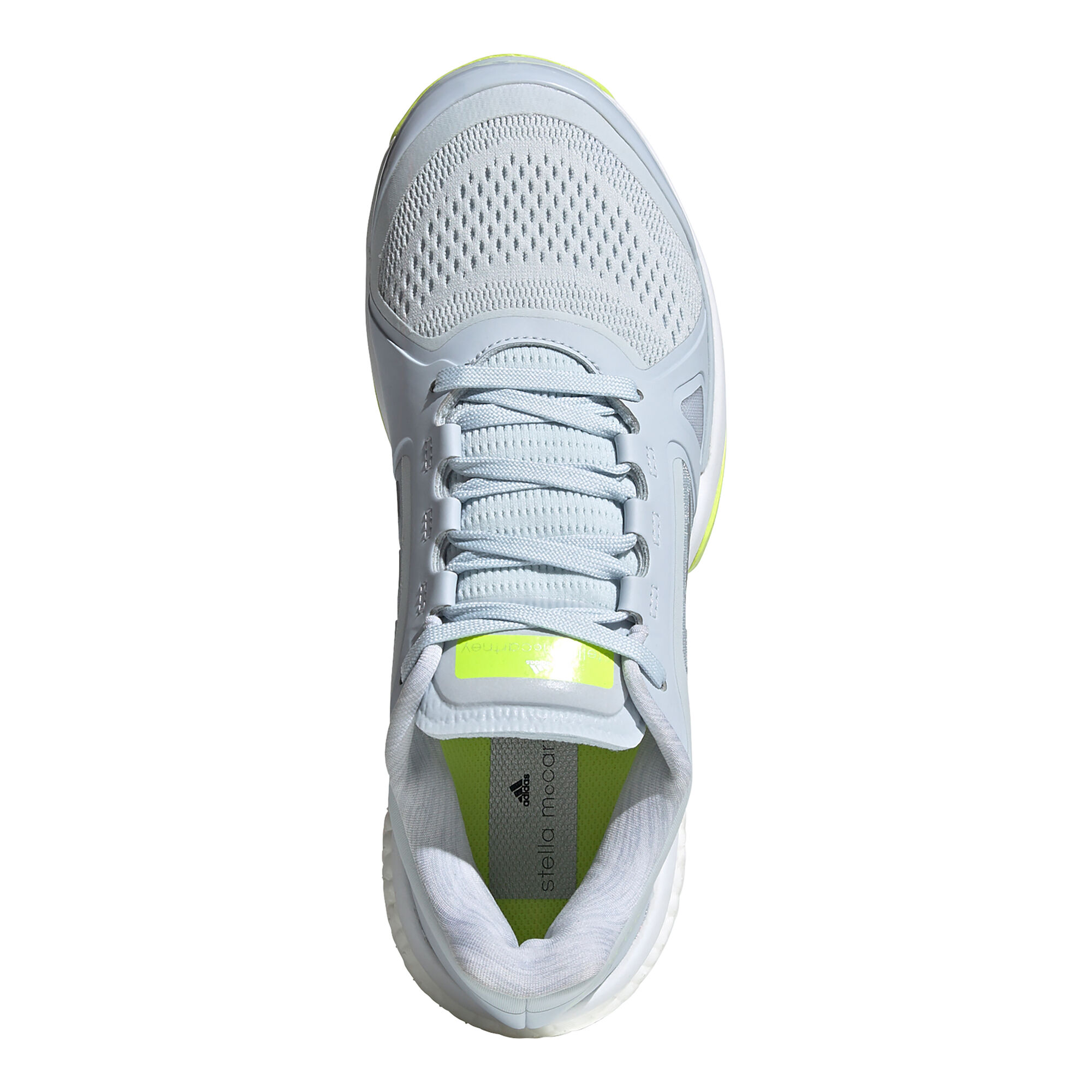 adidas Stella McCartney Tennis Allcourt-sko - Lyseblå, Lime køb | Tennis-Point