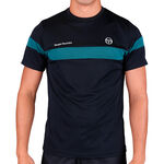 Sergio Tacchini Tennist&oslash;j Sergio Tacchini Leone PL T-shirt Herrer - sort, petrol