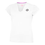 BIDI BADU Tøj BIDI BADU Crew V-Neck T-shirt Damer-Hvid