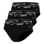 Nike Boksershorts Nike Essential Cotton Stretch Brief Boksershorts - Pakke med 3 Herrer-sort, sort