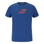 Babolat Tøj Babolat Exercise Big Flag T-shirt Herrer-Blå