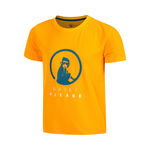Quiet Please Tøj Quiet Please Endlessly Trainings T-shirt Drenge-Orange,Flerfarvet