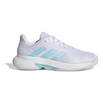 adidas Tennissko adidas CourtJam Control Tæppesko Damer-Hvid,Turkis