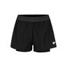Teamline 2in1 Boldshorts Damer-Sort