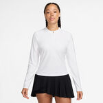 Nike Tøj Nike Court Dri-Fit Advantage Shirt,Langærmet Damer-Hvid,Hvid
