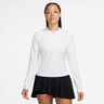 Court Dri-Fit Advantage Shirt,Langærmet Damer-Hvid,Hvid