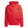 Z.N.E. Full Zip Sweatjakke Herrer - r&oslash;d, 