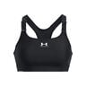 Heatgear High Sports-BH Damer-Sort,Hvid