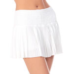 Lucky in Love Tøj Lucky in Love Pleated Smocked 14in Nederdel Damer-Hvid