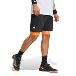 adidas Tøj adidas Club 2In1 Shorts Herrer-sort, orange