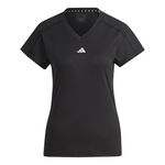 adidas T&oslash;j adidas Essentials AEROREADY Train Minimal Branding V-Neck T-shirt Damer-Sort