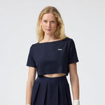 334 Tøj DSSLR Top Layer T-shirt Damer-Mørkeblå